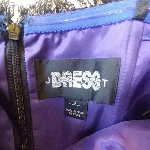 JILL STUART Sexy lacey little black dress size 2 - Picture 3 of 4